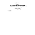 OLIVETTI D-COPIA 15 Instrukcja Serwisowa