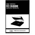 CEC CHUO DENKI BD-3200 Instrukcja Serwisowa