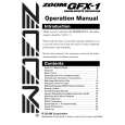 ZOOM GFX-1 Instrukcja Obsługi
