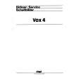 HOHNER VOX4 Instrukcja Serwisowa