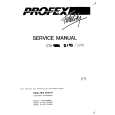 PROFEX CTV2090 Instrukcja Serwisowa