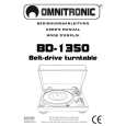 OMNITRONIC BD-1350 Instrukcja Obsługi