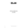 ELIN E1160I Instrukcja Obsługi