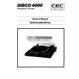 CEC CHUO DENKI DISCO 4000 Instrukcja Obsługi