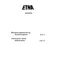 ETNA A8016RVS Instrukcja Obsługi