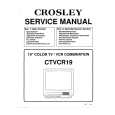 CROSLEY CTVCR19 Instrukcja Serwisowa