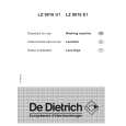 DE DIETRICH LZ9616E1 Instrukcja Obsługi