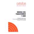 ORTOFON T3000 Instrukcja Obsługi