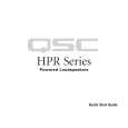 QSC HPR151W Skrócona Instrukcja Obsługi