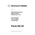 SCHULTHESS PERLASG55 BR Instrukcja Obsługi