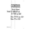 CONDOR DJ9373 Instrukcja Serwisowa