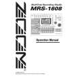 ZOOM MRS-1608 Instrukcja Obsługi