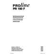 PROLINE PR 190 F Instrukcja Obsługi