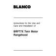 BLANCO BRFT7X Instrukcja Obsługi