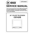 ESA CEF420E Instrukcja Serwisowa