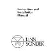 LINN-SONDEK LP12 Instrukcja Obsługi
