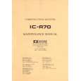 ICOM IC-R70 Instrukcja Serwisowa
