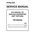 PHILCO TB100HH9 Instrukcja Serwisowa