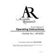 ACOUSTIC RESEARCH AR4200 Instrukcja Obsługi