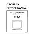 CROSLEY CT191 Instrukcja Serwisowa