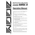 ZOOM MRS-4 Instrukcja Obsługi